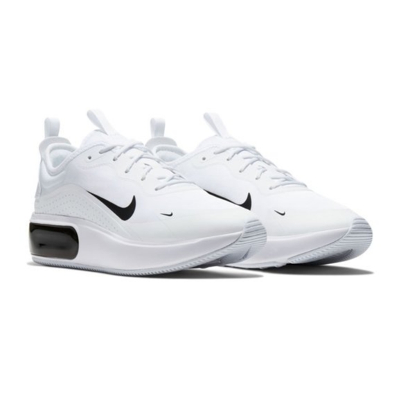 White & Black Nike Air Max DIA Sneaker sz 8.5 - Picture 1 of 5
